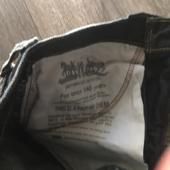 Indigo Blue Levi’s Style 514 Men’s Straight Jeans - Picture 4 of 5